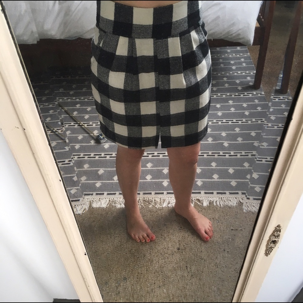 Steven Alan Buffalo Plaid Skirt